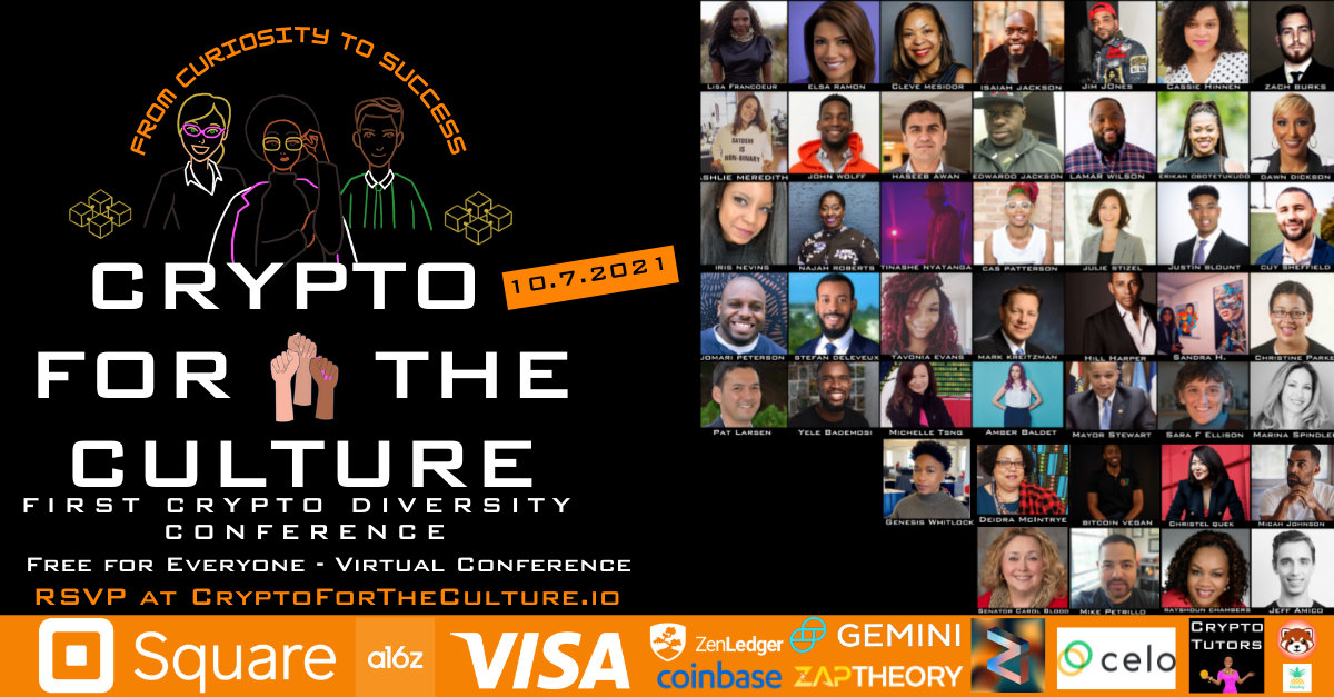 Join the Crypto For the Culture Online Conference on Oct 7, 2021